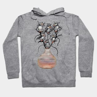 Vase of puffins Hoodie